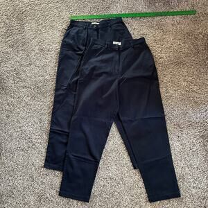 NWOT L.L. Bean Bundle (2) Women Blue Original Fit Pants